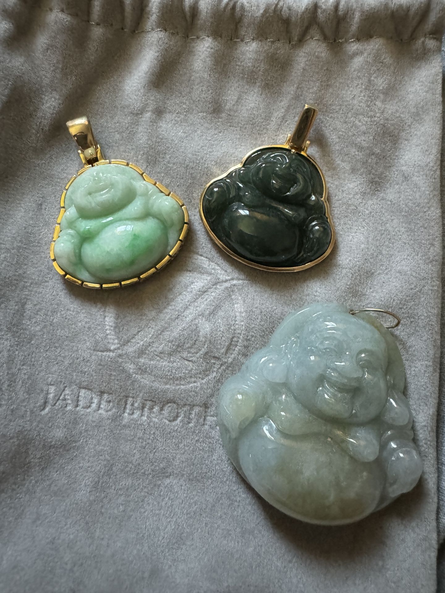 Jade Buddha Pendants