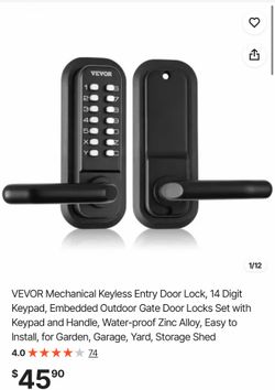 Tools/mechanical keyless door lock/door lock/keyless door lock