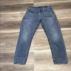 Silver Jeans Eddie Relaxed Blue Denim Classic size 32
