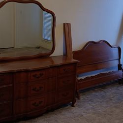 Vintage Cherry Full Size Bedroom  Set