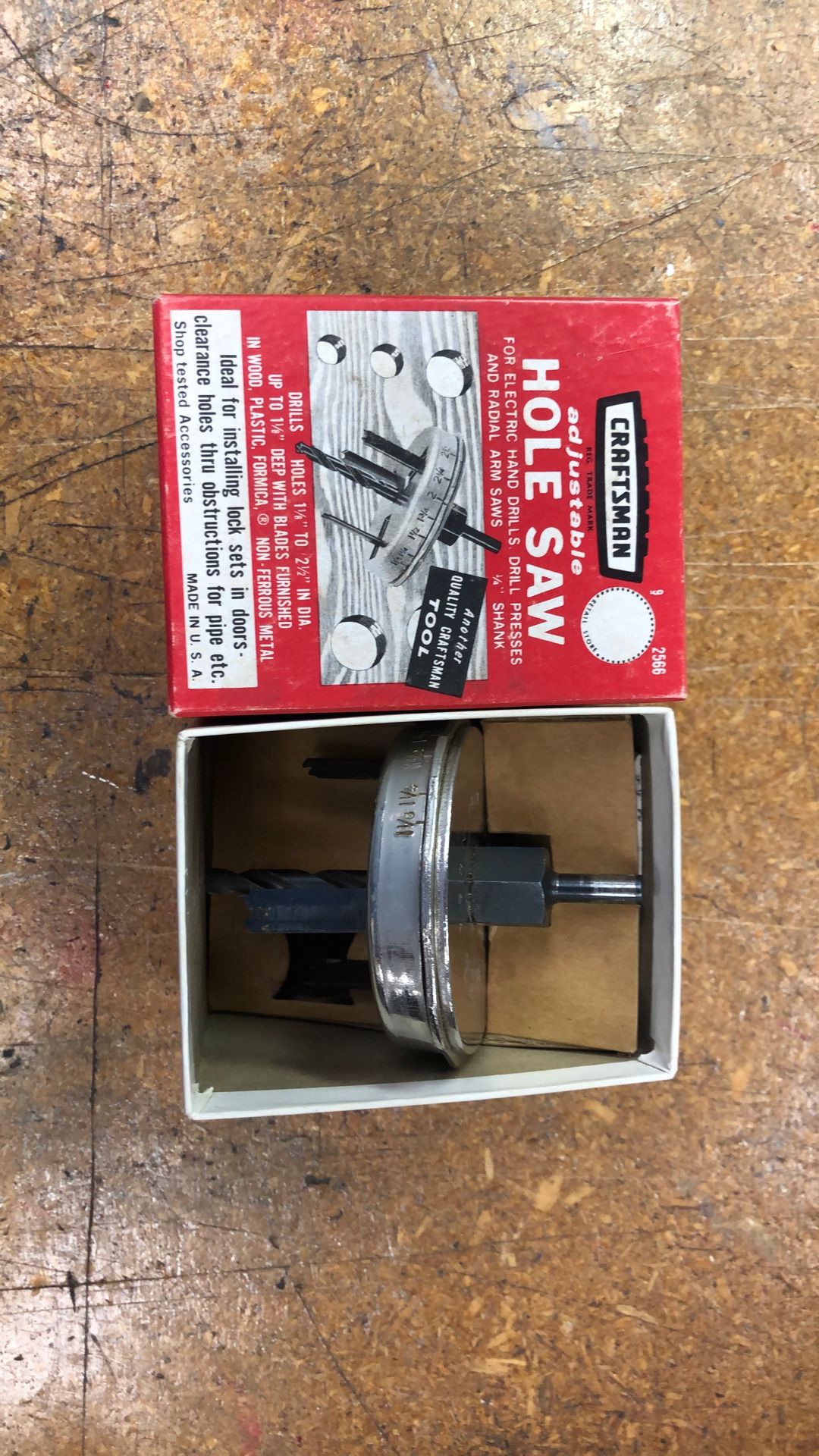 Craftsman adjustable hole saw