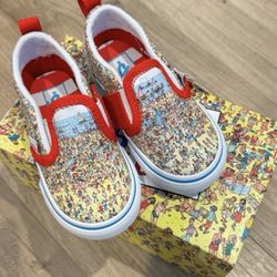 Toddler Vans “Where’s Waldo” Shoes – Size 6