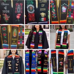 Graduation Stoles, Variety -  Estolas De Gradación, Variedad