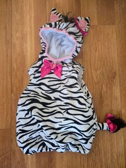 Zebra baby costume