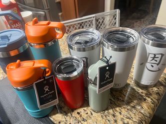 YETI and Hydro Flask Tumbler and Bottle Bundle