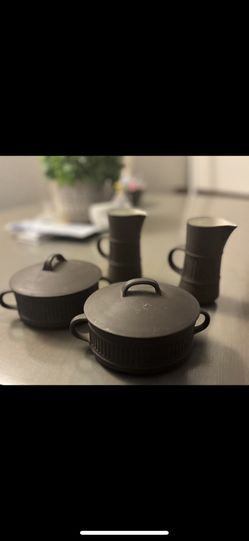 Dansk Flamestone Sugar And Creamer Sets