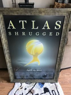 Atlas Shrugged movie poster. Signed collector’s edition