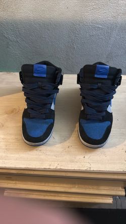 Nike SB Dunk High Black Blue Sneakers
