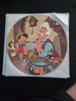 Walt Disney's pinocchio- Disney picture disc