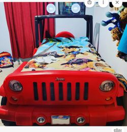 Pink bed frame kids