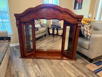 REDUCED Mirror cherry wood