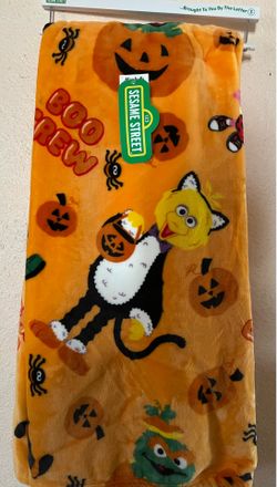 Sesame Street Halloween blanket