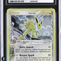 Pokemon Jolteon  EX Delta Species 7/113 Reverse Holo CGC 9 