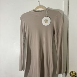 Beige Dress