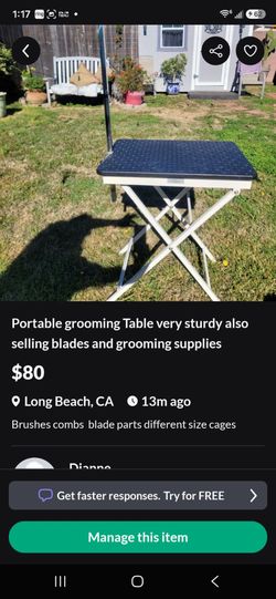 Grooming table very sturdy