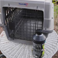 Medium Dog Cat Carrier Hard Plastic Travel-Aire