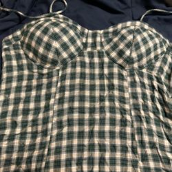 American eagle small women Dress Sundress green