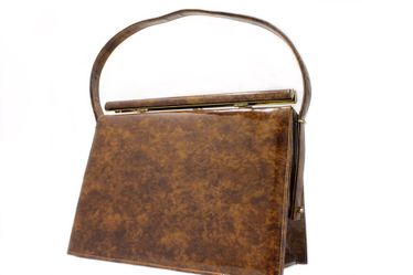 Vintage Patent Leather Purse Handbags for sale