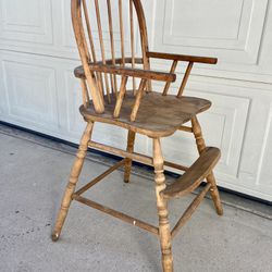 Neat Antique Kids Chair For Decoration