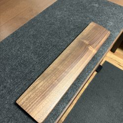 Keyboard Wrist Rest Walnut Wood