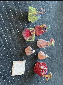 Royal Doulton Pretty Ladies- 7 total