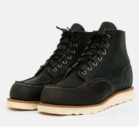 Red Wings 8.5D Black Soft Toe Boots