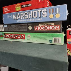 Used Pictionary Used Monopoly New Bye Felicia New Spanish Monopoly New War Shots