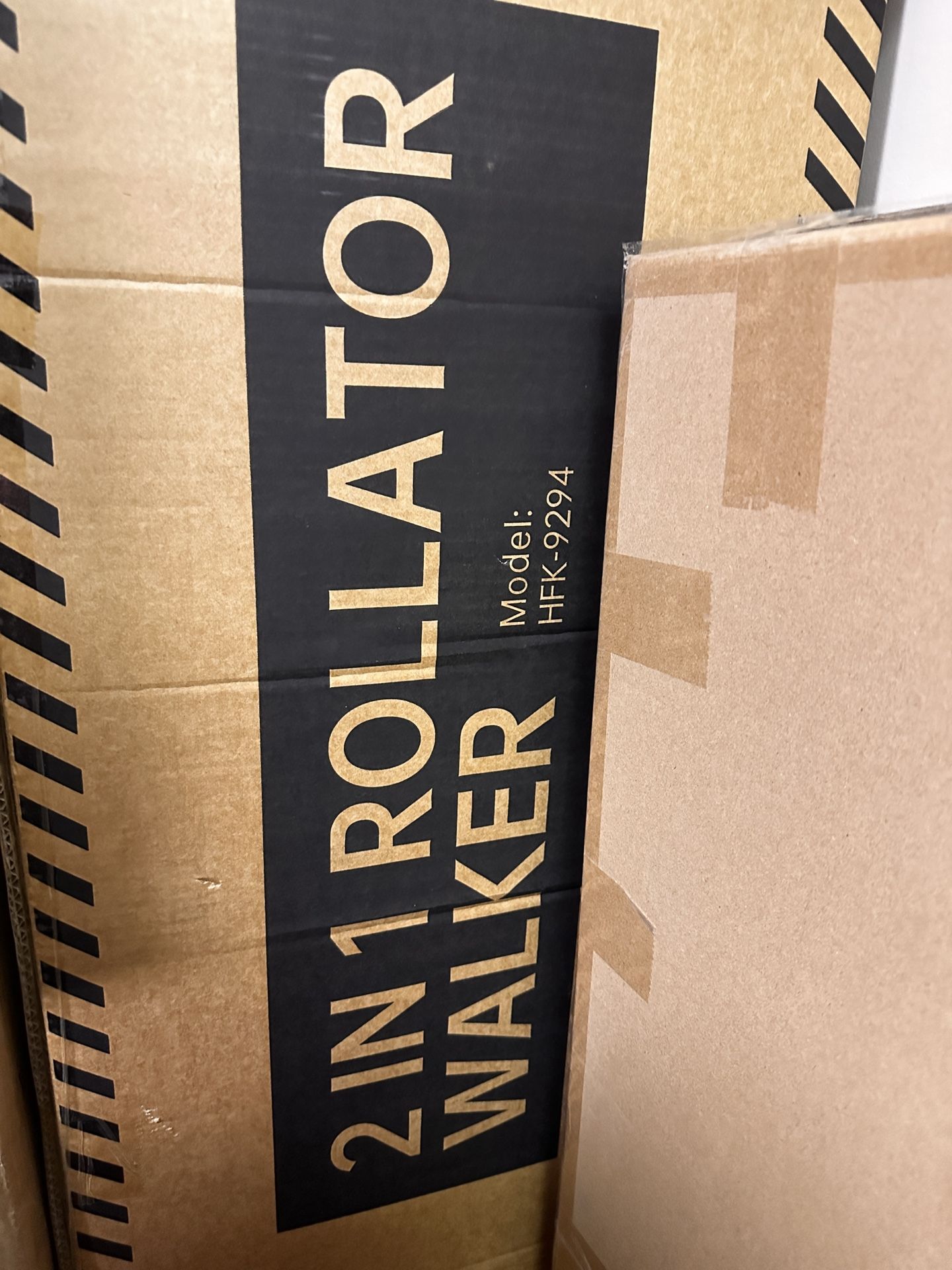 New!! 2-in-1 Walker Chair With Wheels