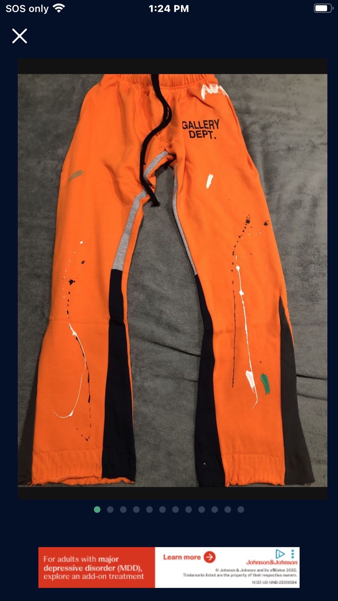 Orange Gallery Dept Sweats S,m,l,xl