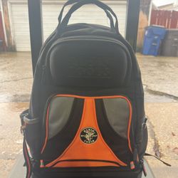 Tradesman Pro Tool Bag Backpack, 39 Pockets, Black, 14-Inch