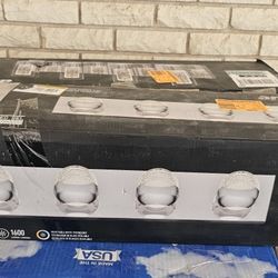 27in.4Light Chrome Modern Integrated LED5CCT Vanity Light Bar for Bathroom with Bubble Glass