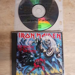 ITON MAIDEN     the number of the beast   US CD