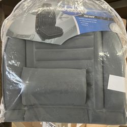 🚗 Seat Cushion – Terry Cloth with Adjustable Lumbar Support – New 