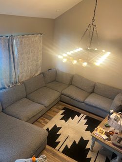 U shaped large sectional