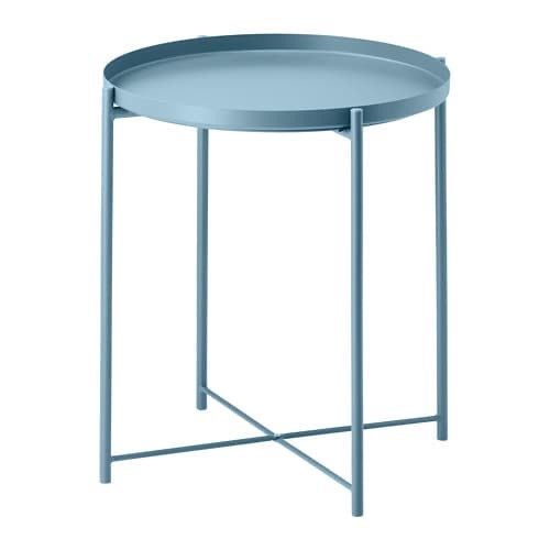 Ikea GLADOM Side Table Blue