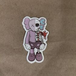 KAWS Companion Skull Sticker