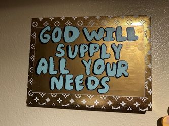 God Will Supply All Your Needs painting