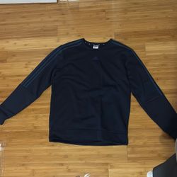 Navy adidas crewneck