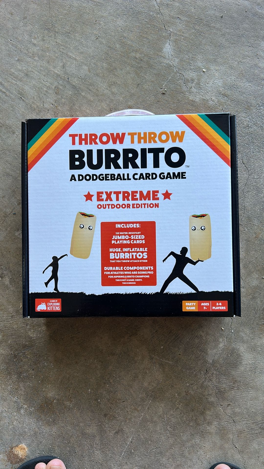 Throw Throw Burrito Extreme Outdoor Edition