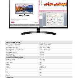 Like New LG Monitor 