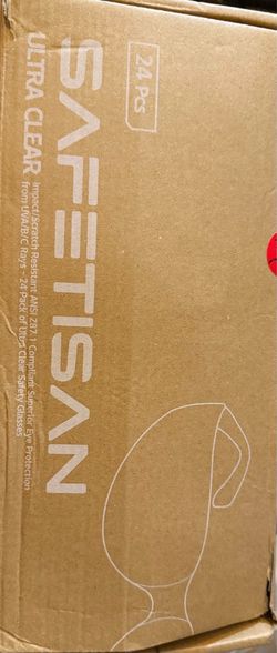 Safetisan Ultra Clear Safety Glasses 24-Pack
