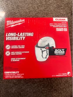 Milwaukee full face shield