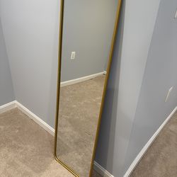 Project62 Gold Floor Length Mirror