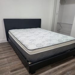 NEW QUEEN-SIZE PILLOW TOP MATTRESS AND BOX SPRING 🆕️
