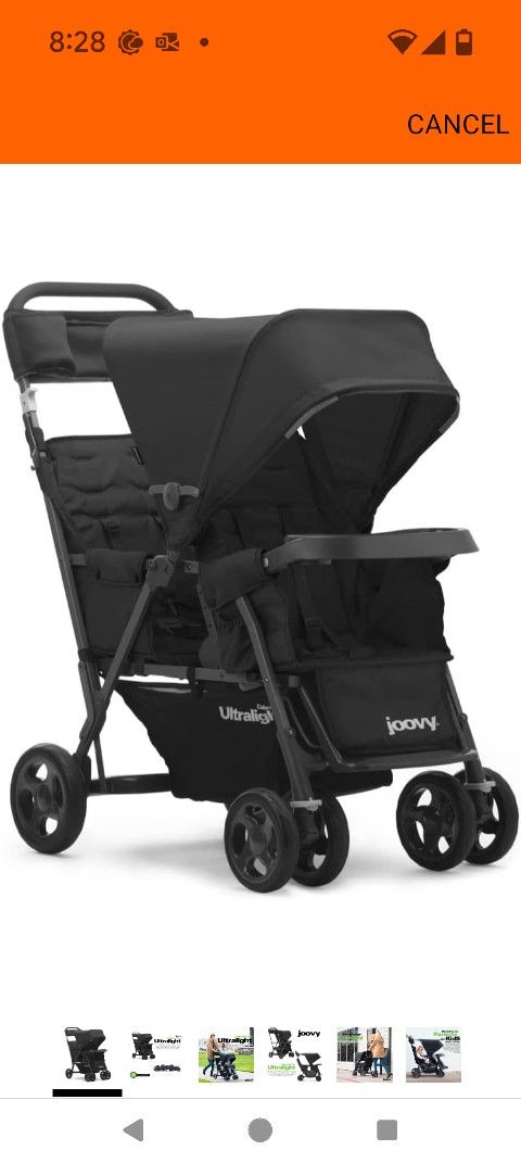 Used Joovy Double Stroller