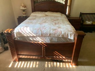 King size bed frame in good condition