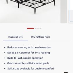 Full size adjustable frame