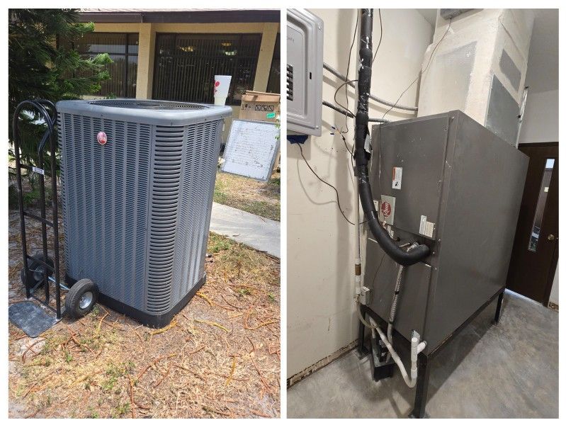 RHEEM 7 TON SPLIT SYSTEM