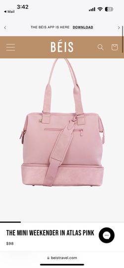 Beis Weekender Bag - Atlas Pink