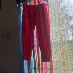 Red Scrub Bottoms